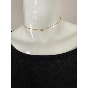 LUV AJ  Necklace Gold Tone Chicker